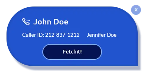 Fetchit instant client data retrieval bubble Fetchit instant client data retrieval bubble
