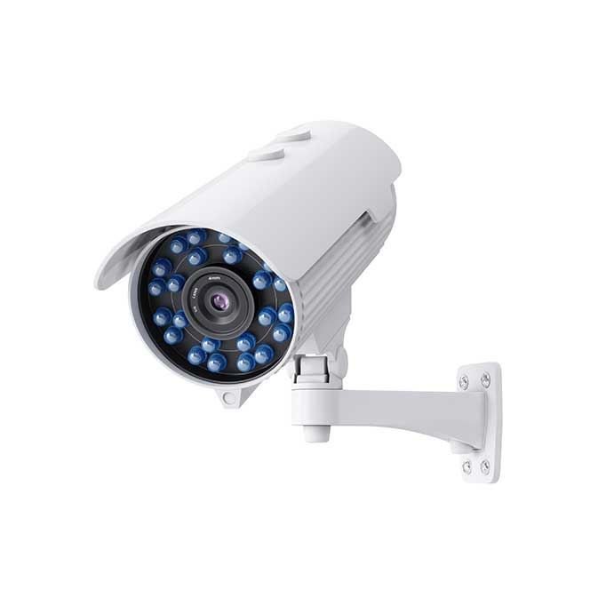 A modern digital security camera A modern digital security camera