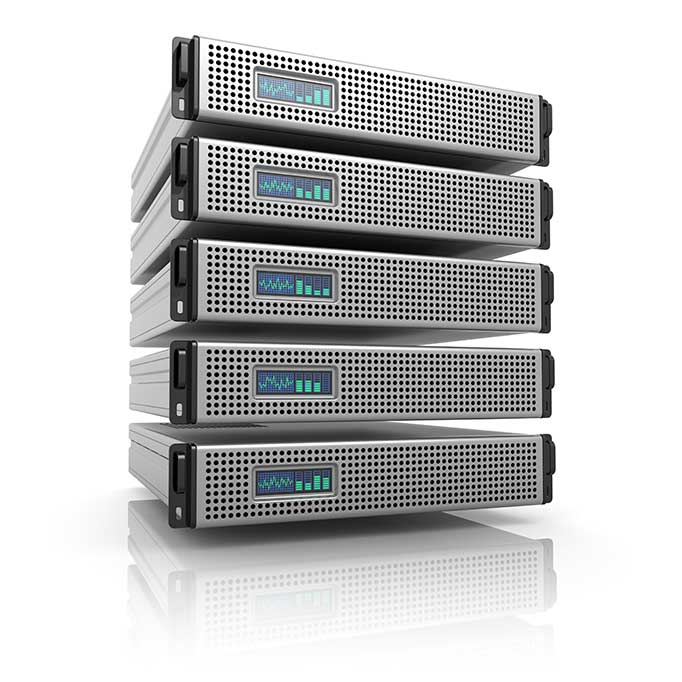 A server rack A server rack