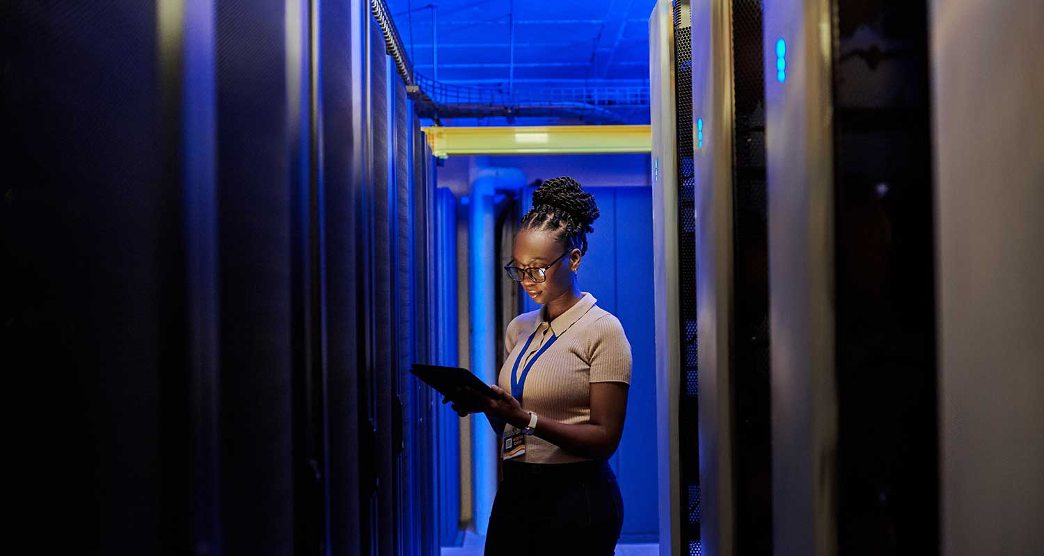 A server admin in their sanctum